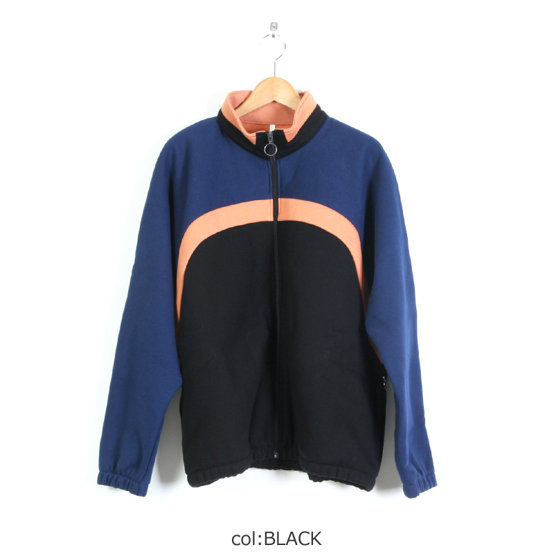 カラーブラックネイビーオレンジFUKAMI track jacket
