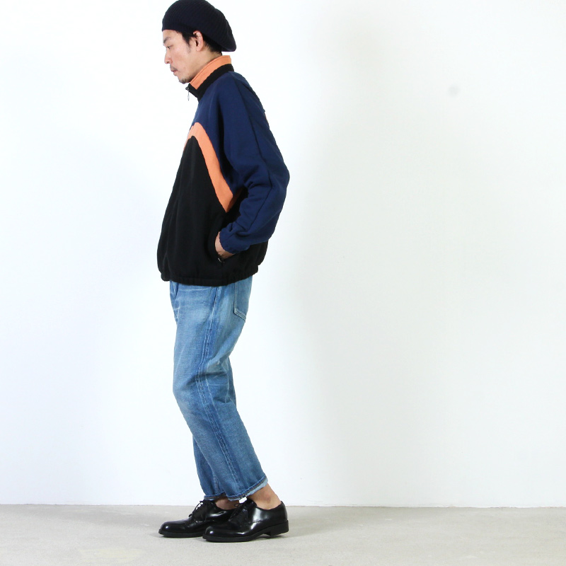 カラーブラックネイビーオレンジFUKAMI track jacket