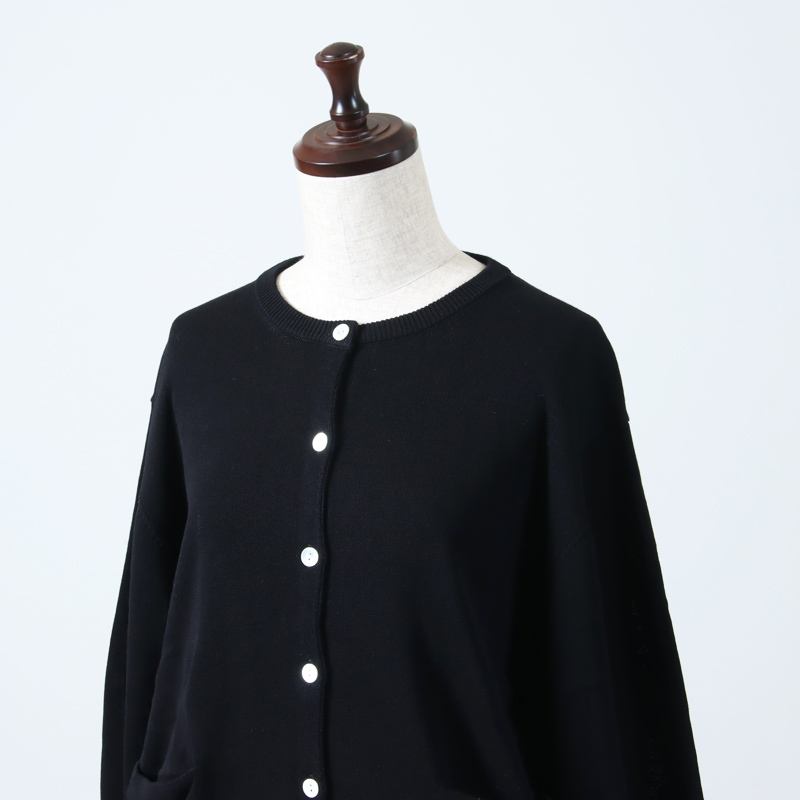 Gauze() GATHER SLEEVE KNIT CARDIGAN