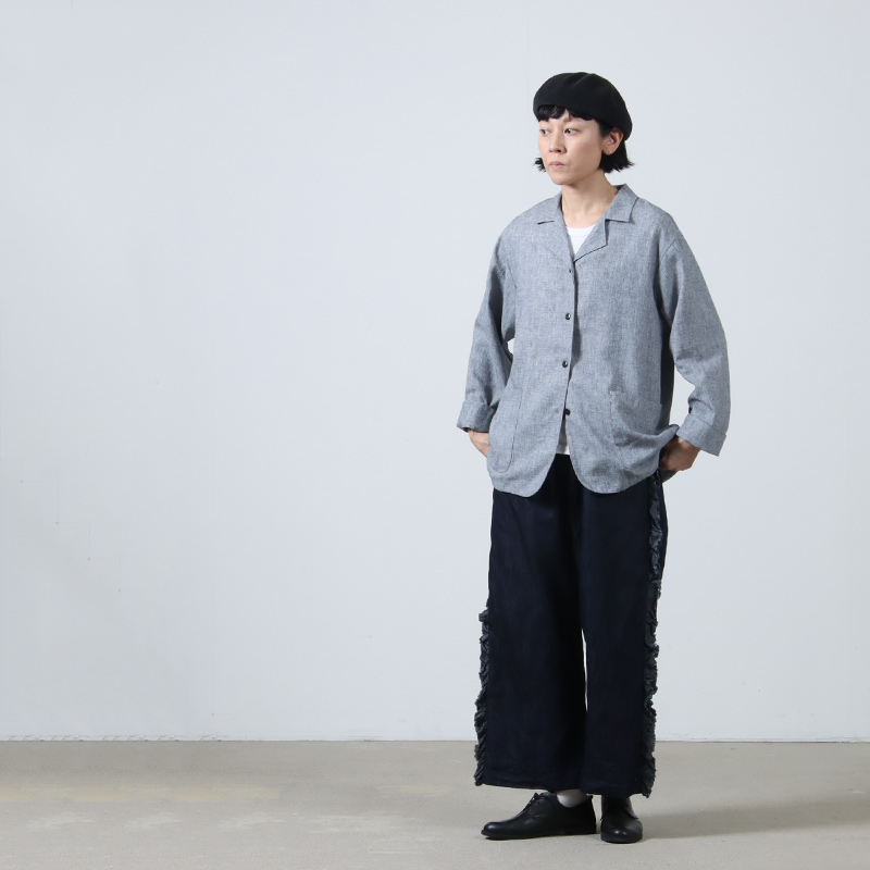 Gauze() INDIGO VIVIENNE PANTS