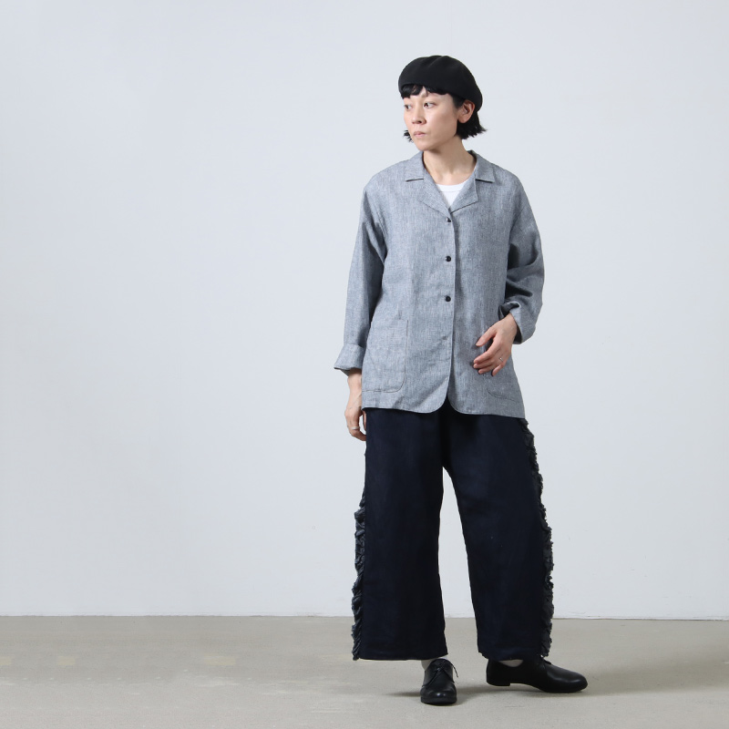 Gauze() INDIGO VIVIENNE PANTS