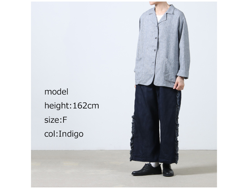 Gauze() INDIGO VIVIENNE PANTS