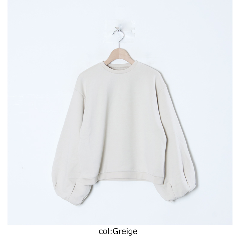 Gauze() VOLUME SLEEVE URAKE PULL OVER