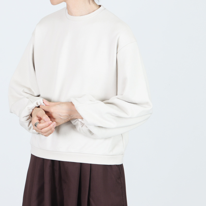 Gauze() VOLUME SLEEVE URAKE PULL OVER