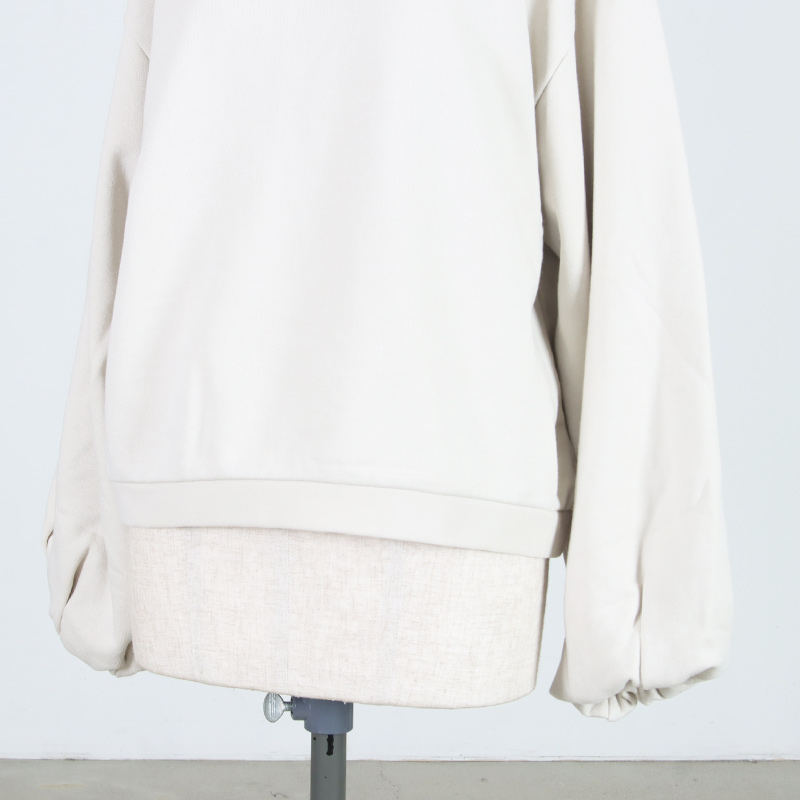 Gauze() VOLUME SLEEVE URAKE PULL OVER