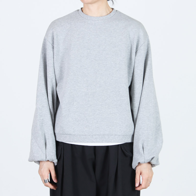 Gauze() VOLUME SLEEVE URAKE PULL OVER