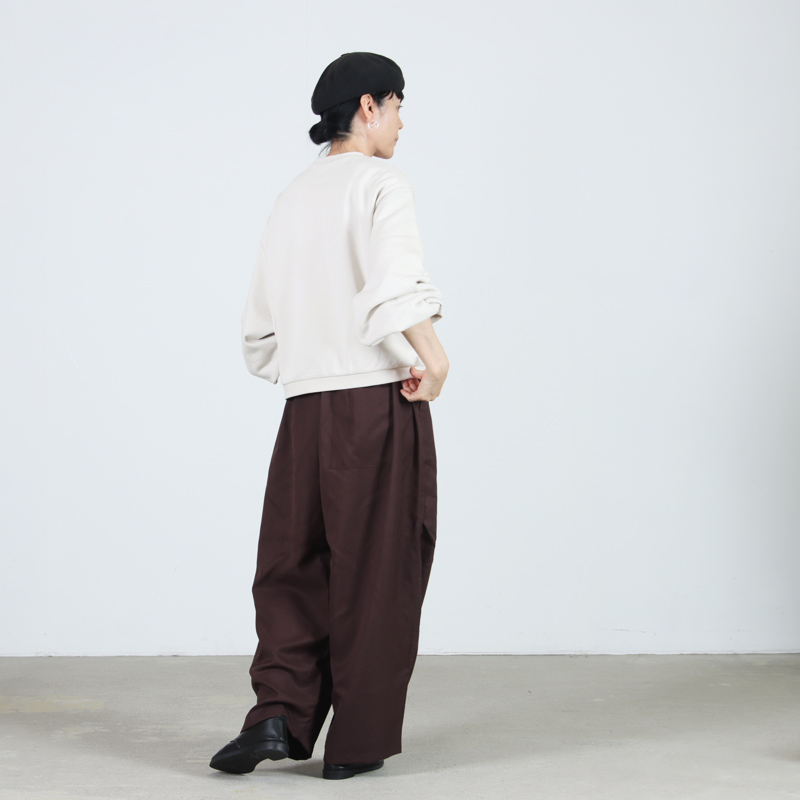 Gauze() VOLUME SLEEVE URAKE PULL OVER