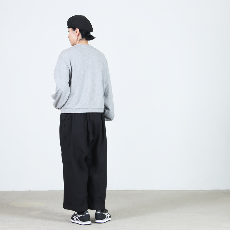 Gauze() VOLUME SLEEVE URAKE PULL OVER
