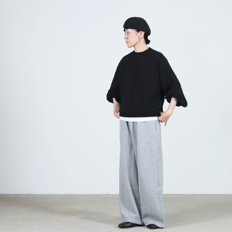Gauze() VOLUME SLEEVE URAKE PULL OVER