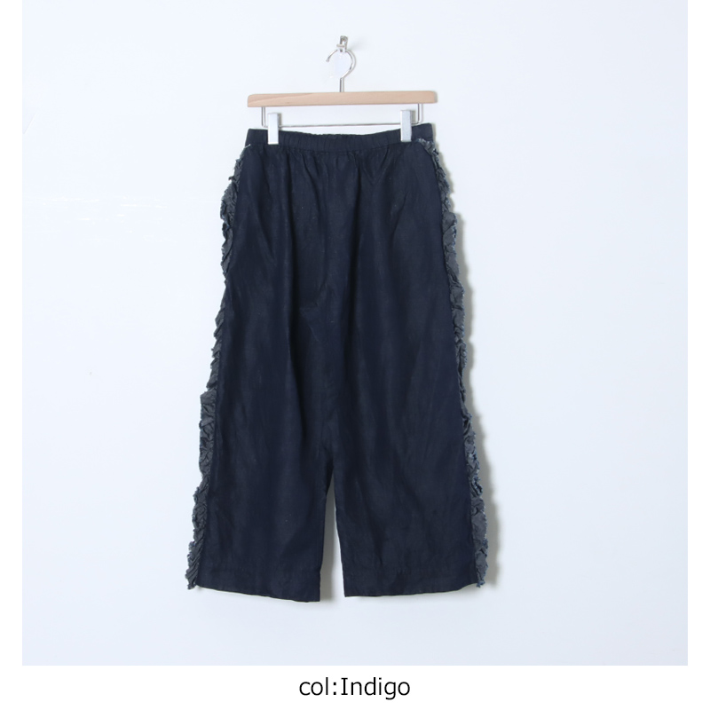 Gauze (ガーゼ) INDIGO VIVIENNE PANTS / インディゴヴィヴィアンパンツ