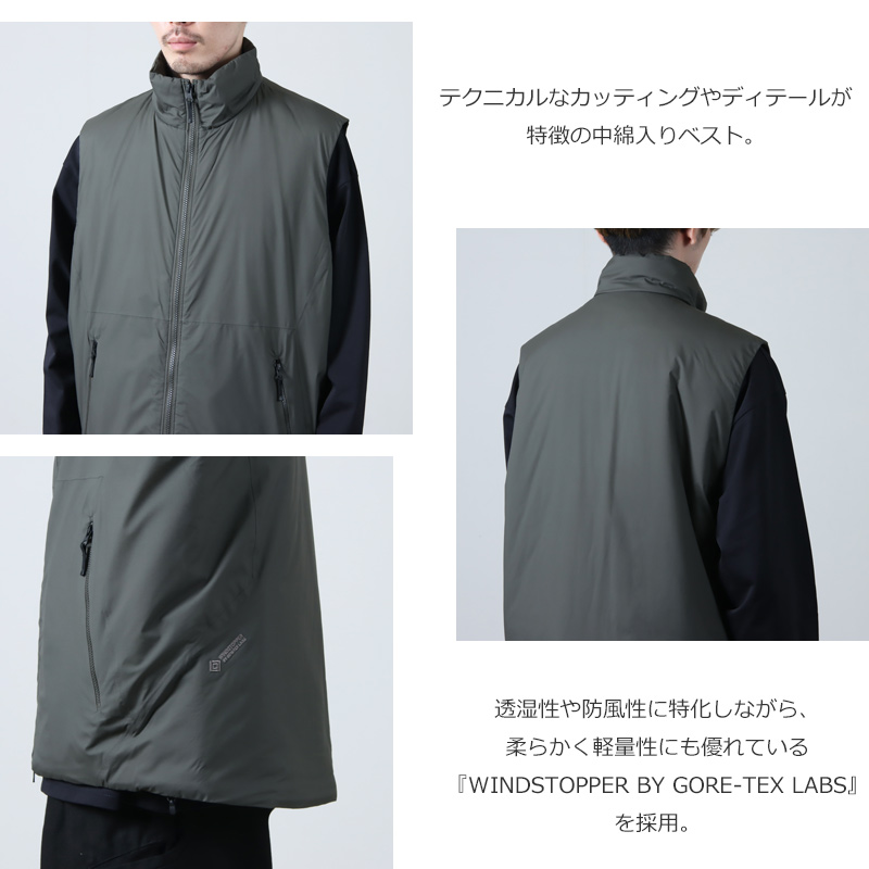 Goldwin(ɥ) WINDSTOPPER BY GORE-TEX LABS Puffy Vest