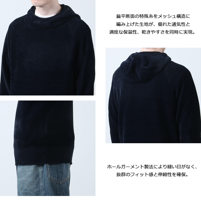 Goldwin(ɥ) Mesh Pile Hoodie