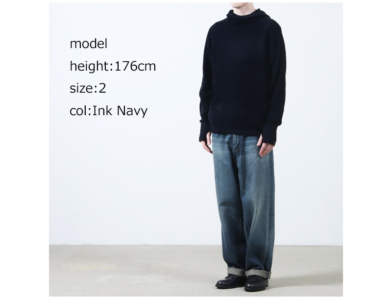 Goldwin(ɥ) Mesh Pile Hoodie