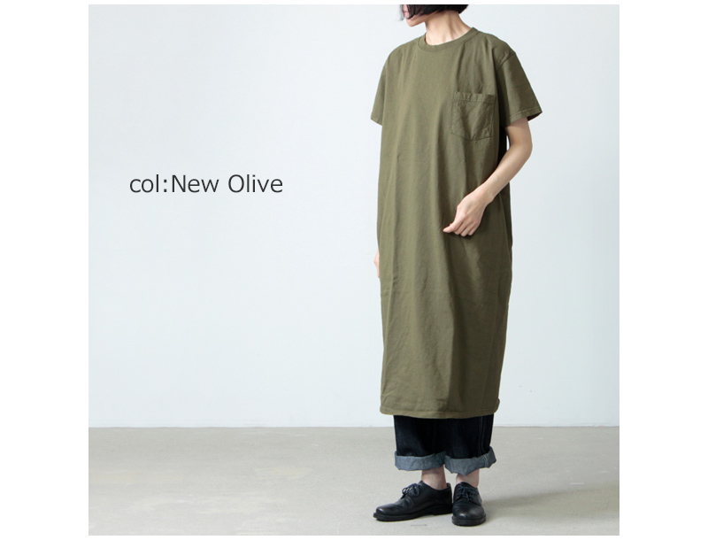 GoodWear (グッドウェア) S/S Pocket Onepiece Long / ショート