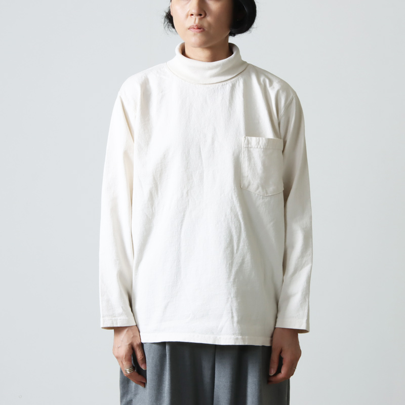 GoodWear(åɥ) L/S TURTLE NECK POCKET TEE