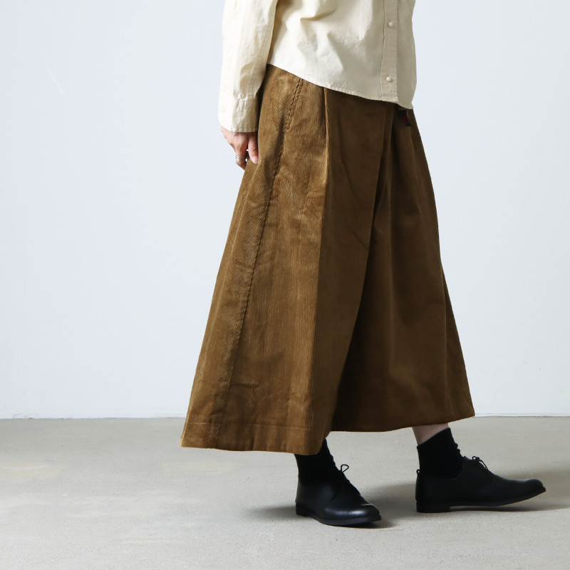 GRAMICCI (グラミチ) CORDUROY TALECUT SKIRT / コーデュロイテイル 