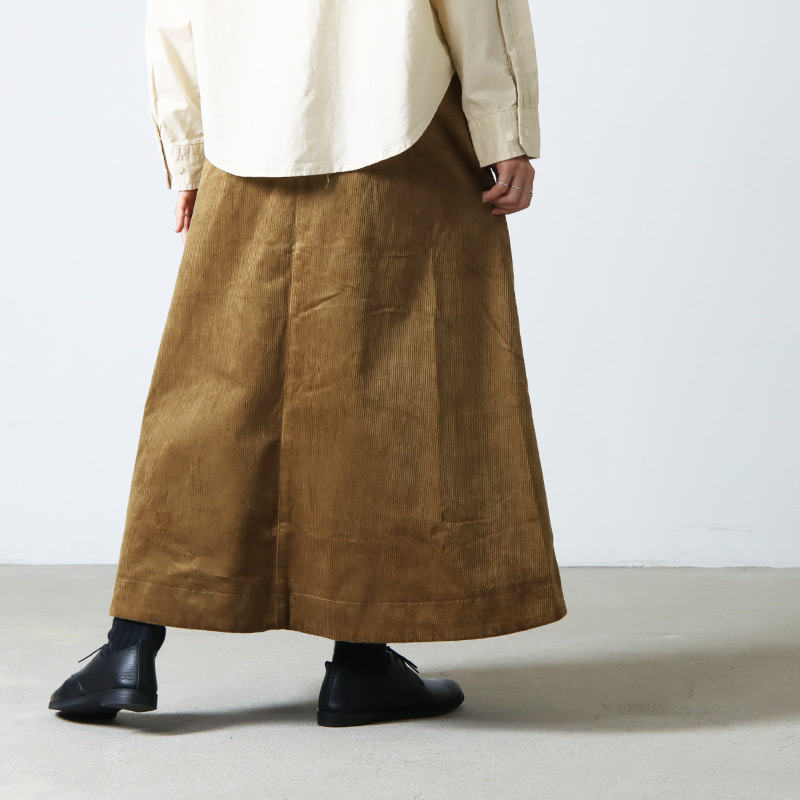 GRAMICCI (グラミチ) CORDUROY TALECUT SKIRT / コーデュロイテイル