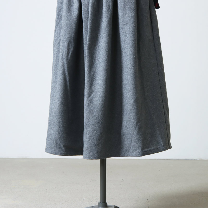 GRAMICCI (グラミチ) WOOL PLEATED SKIRT / ウールプレイティド