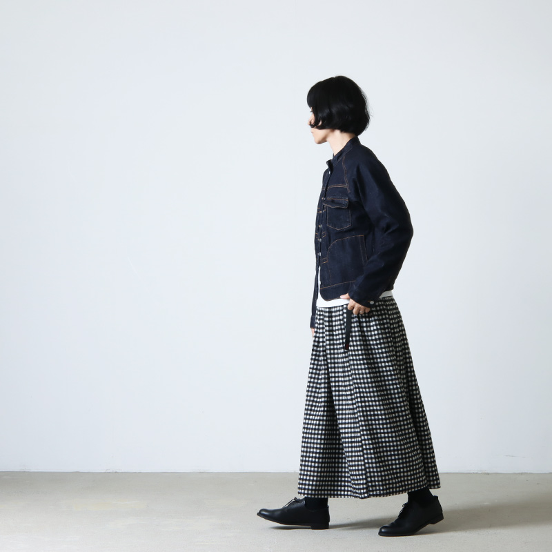 GRAMICCI (グラミチ) WOOL PLEATED SKIRT / ウールプレイティドスカート