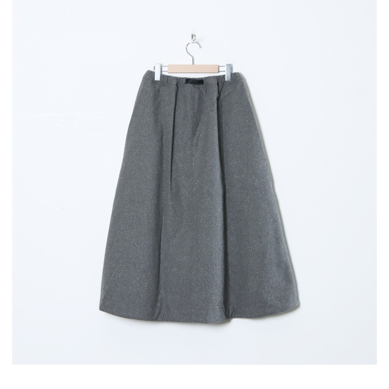 GRAMICCI (グラミチ) WOOL TALECUT SKIRT / ウールテイルカットスカート