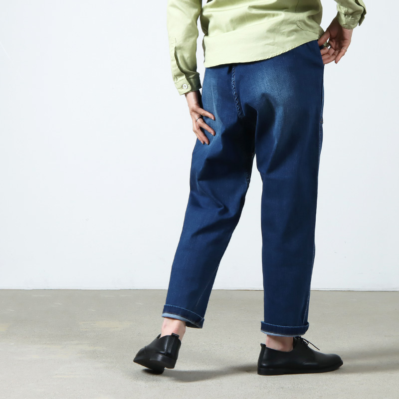 GRAMICCI (グラミチ) STRETCH DENIM LOOSE TAPERD PANTS #UNISEX / ストレッチデニム  ルーズテーパードパンツ (ユニセックス)