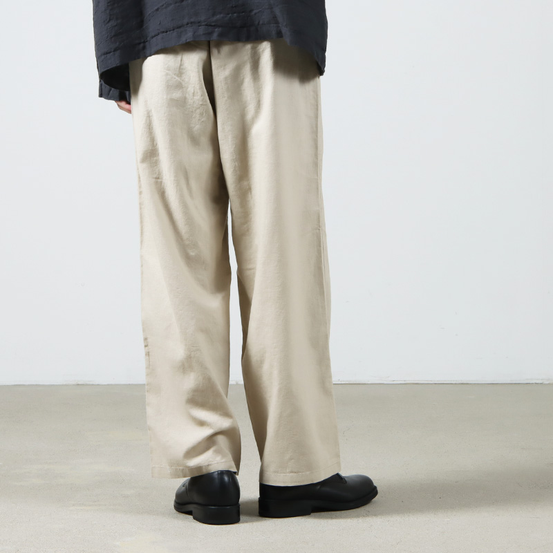 GRAMICCI (グラミチ) 【Japan Exclusive】LINEN COTTON WIDE PANT #MEN /  【日本限定モデル】リネンコットンワイドパンツ（メンズ）