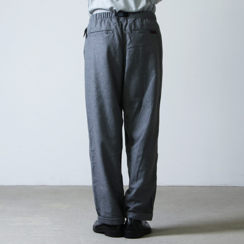 GRAMICCI(ߥ) WOOL BLEND TUCK TAPERED PANTS