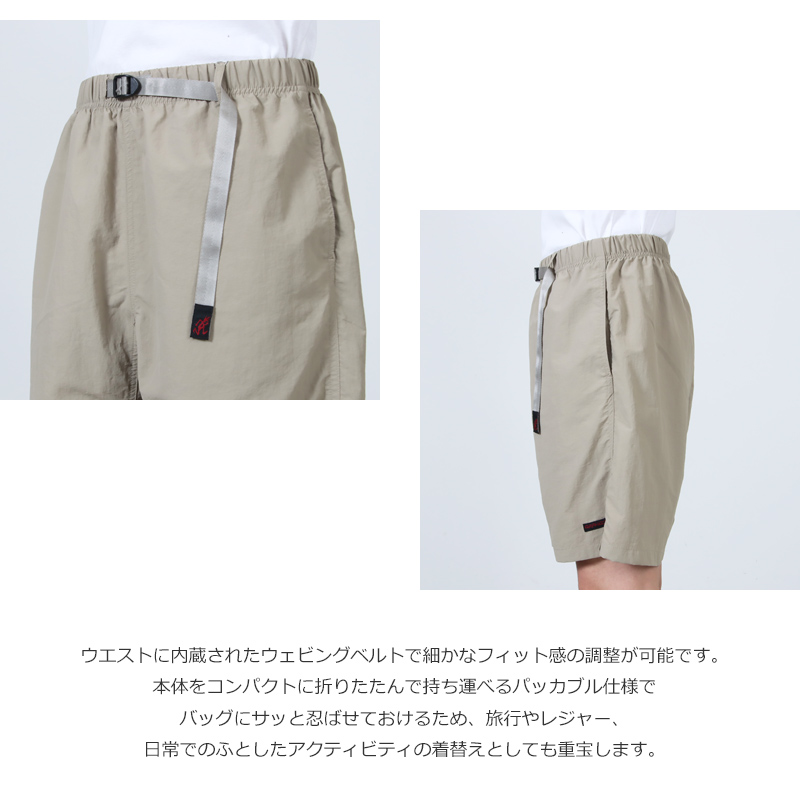 GRAMICCI(����ߥ�) NYLON PACKABLE G-SHORT