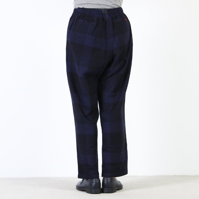 GRAMICCI(ߥ) NEL CHECK LOOSE TAPERED PANTS