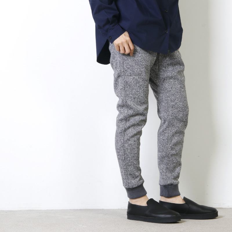 GRAMICCI (グラミチ) BOUNDING KNIT FLEECE NARROW RIB PANTS