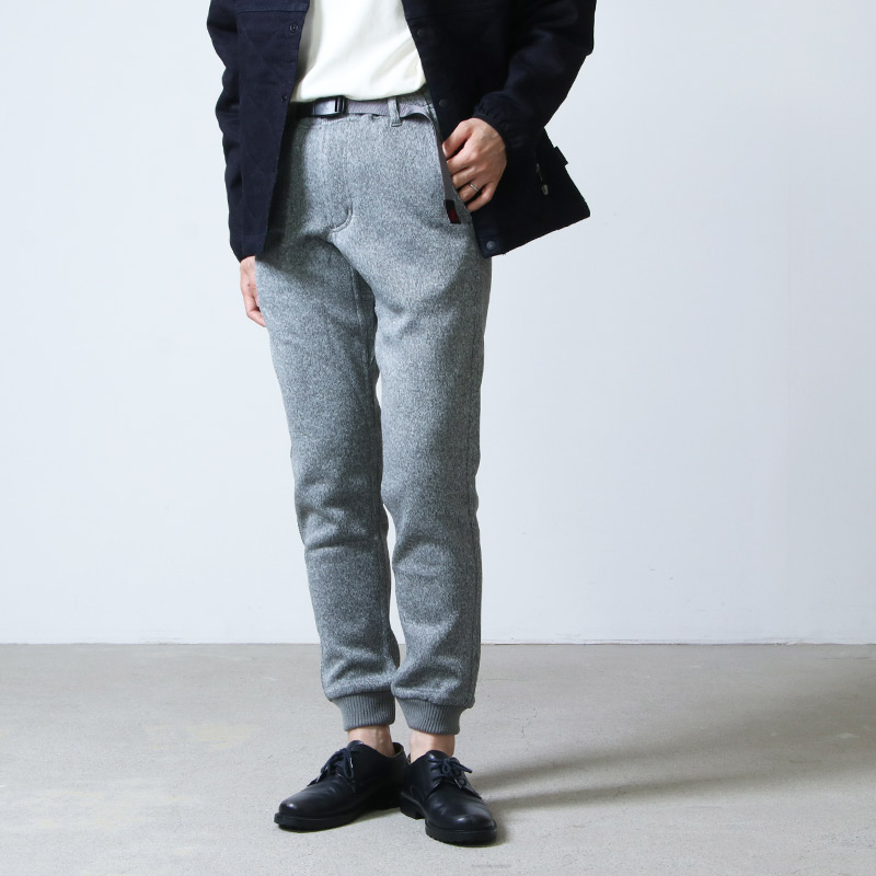 Gramicci グラミチ Bonding Knit Fleece Narrow Rib Pants ボンディングニットフリースナローリブパンツ