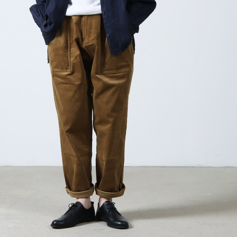 CORDUROY LOOSE TAPERD PANT | コーデュロイルーズテーパードパンツ-