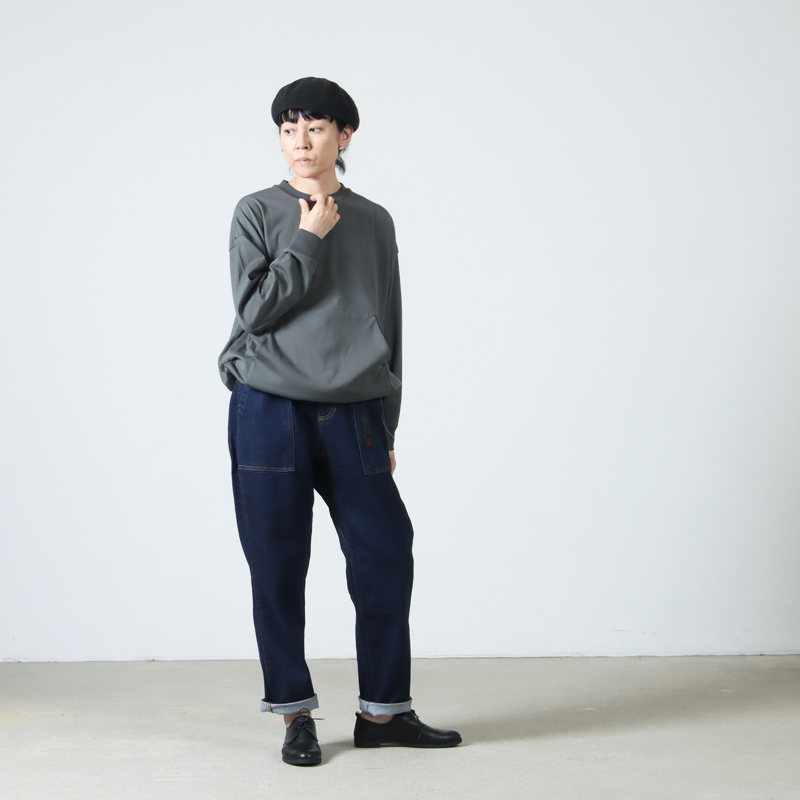 GRAMICCI(ߥ) STRETCH DENIM LOOSE TAPERED RIDGE PANT