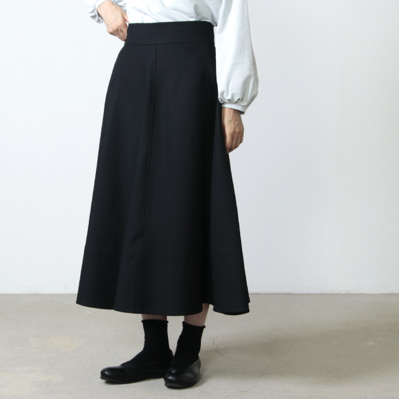 Graphpaper (եڡѡ) Double Cloth Peach Flaire Skirt / ֥륯ԡե쥢