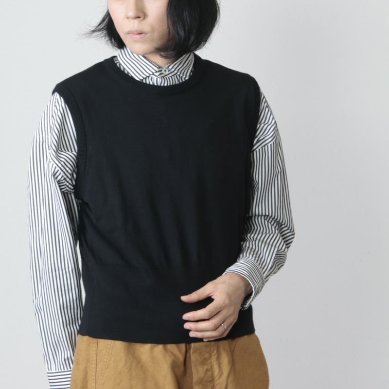 Graphpaper (グラフペーパー) High Gauge Knit Vest / ハイガーゼ 