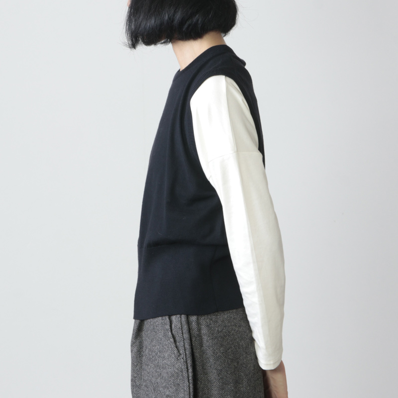 Graphpaper(եڡѡ) High Gauge Knit Vest