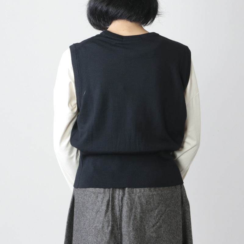 Graphpaper(եڡѡ) High Gauge Knit Vest