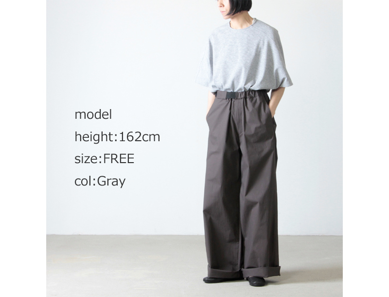 Graphpaper (グラフペーパー) Strech Typewriter Wide Cook Pants 