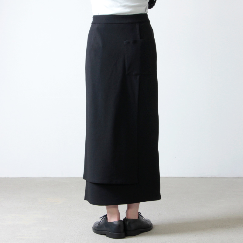 Graphpaper (グラフペーパー) Meryl Nyron Wrap Skirt / メリル