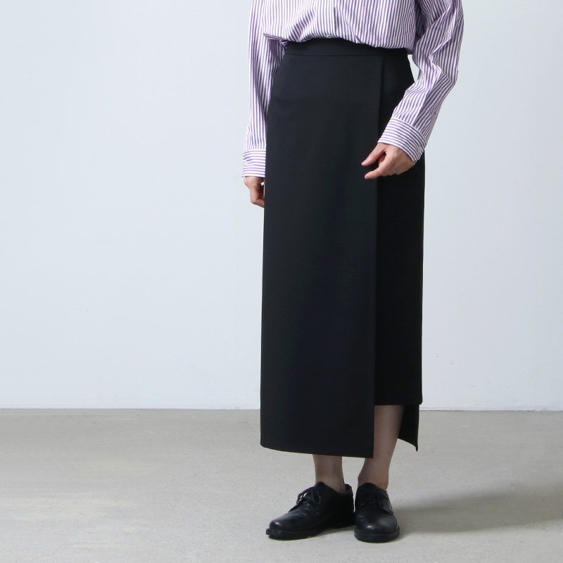 Graphpaper (եڡѡ) Compact Ponte Wrap Skirt / ѥȥݥåץ