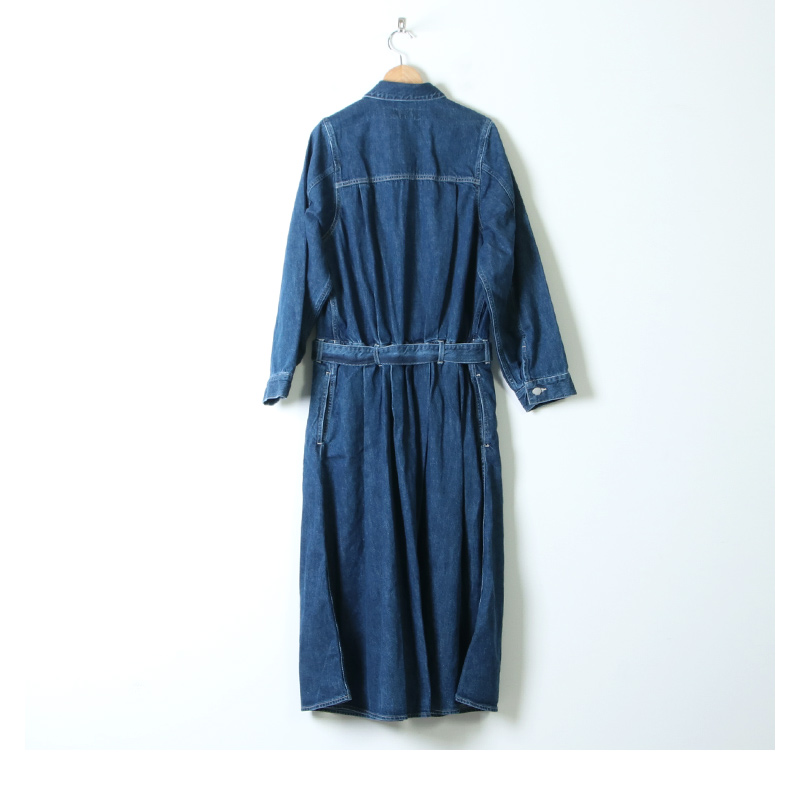 Graphpaper(グラフペーパー) Belted Denim Dress Fade