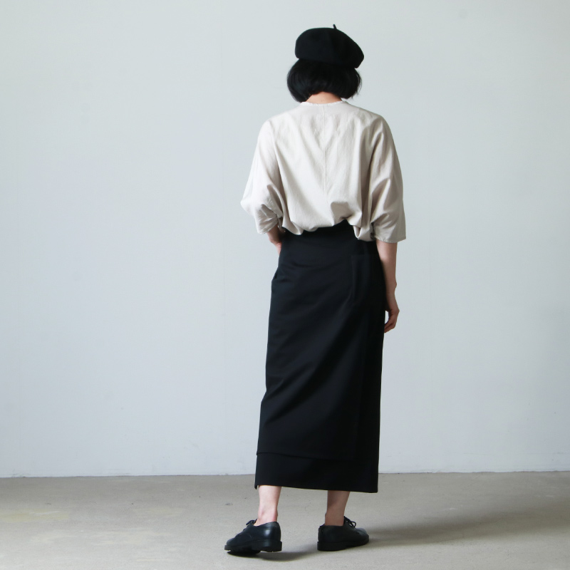 Graphpaper (グラフペーパー) Compact Ponch Wrap Skirt / コンパクト 