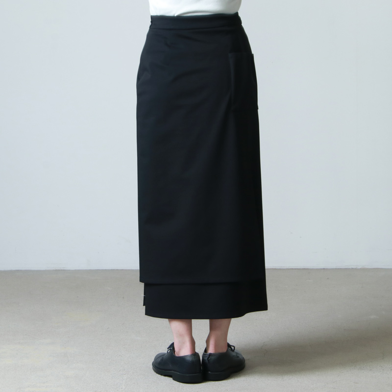 Graphpaper (グラフペーパー) Compact Ponch Wrap Skirt / コンパクト ...