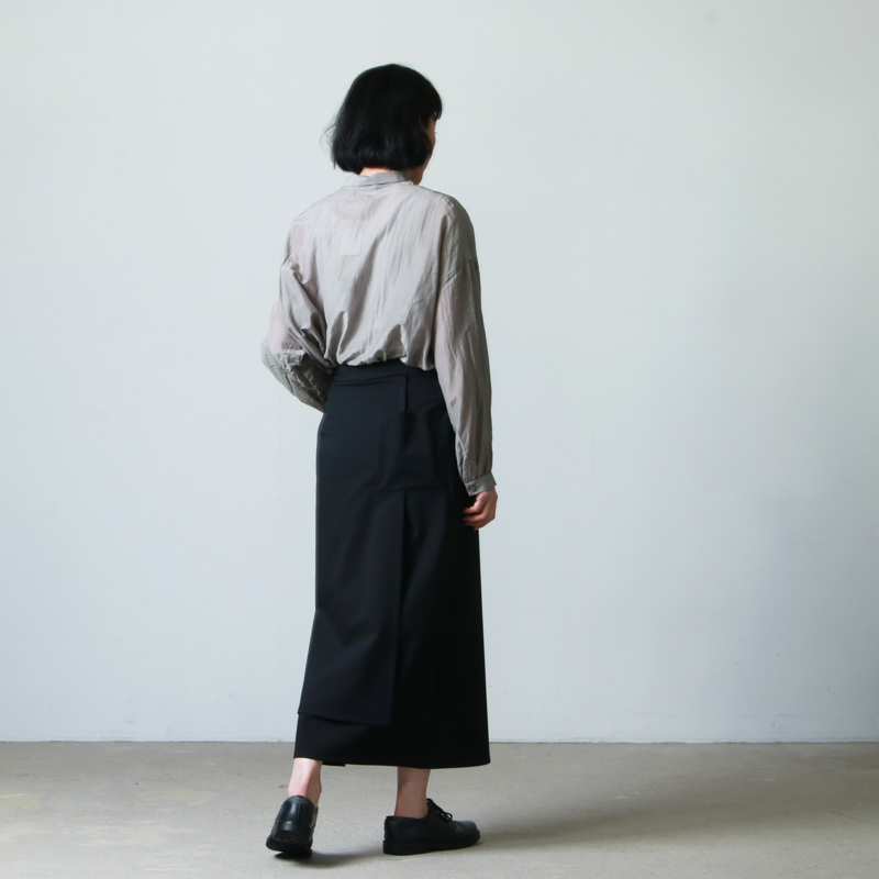 Graphpaper(եڡѡ) Compact Ponch Wrap Skirt