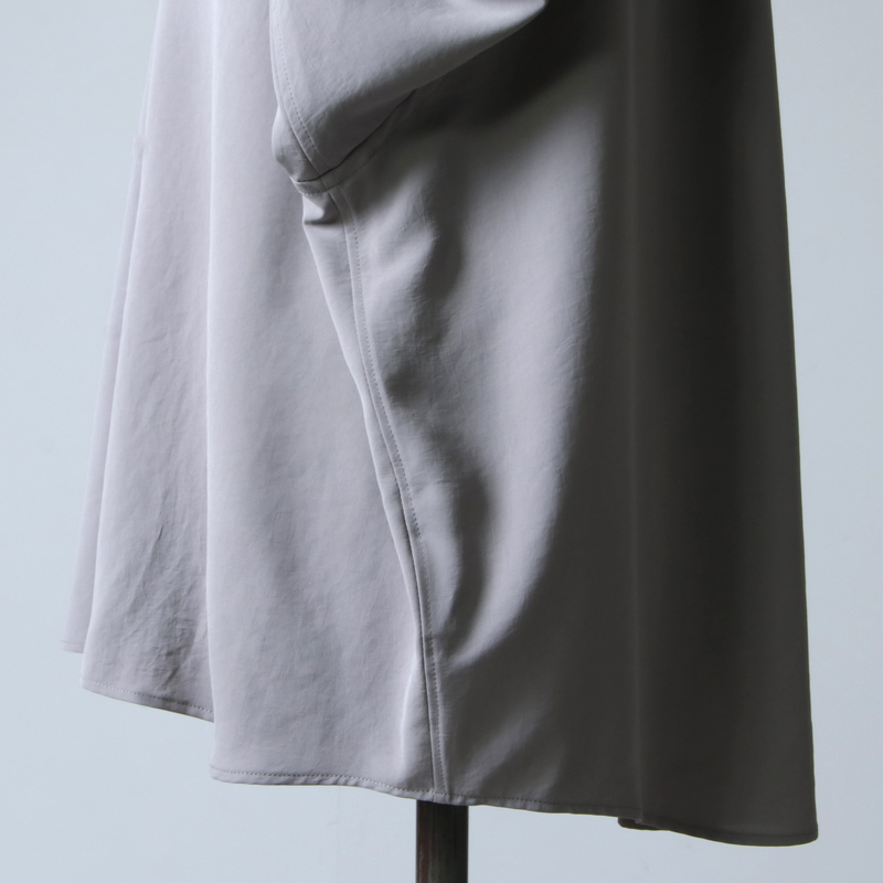 Graphpaper(եڡѡ) Matte Satin Regular Collar Big Sleeve Shirt