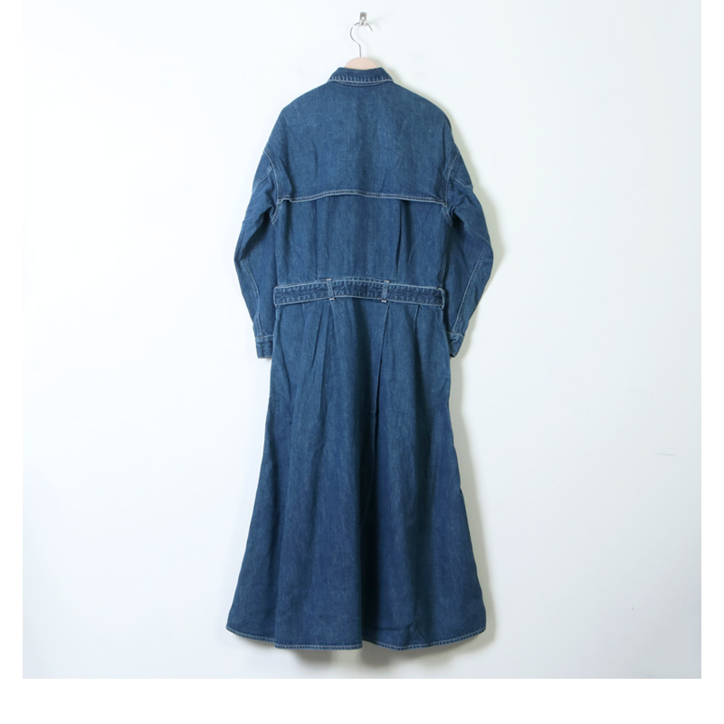 Graphpaper (グラフペーパー) Belted Denim Dress Fade / ベルテッド ...