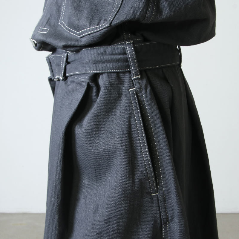 Graphpaper (グラフペーパー) Belted Denim Dress / ベルテッド