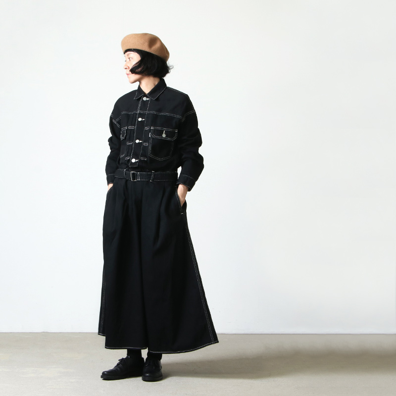 Graphpaper (グラフペーパー) Belted Denim Dress / ベルテッド