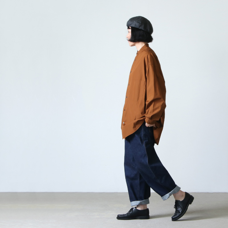 Graphpaper (グラフペーパー) Broad Oversized L/S Band Collar Shirt