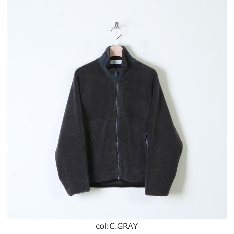 Graphpaper(եڡѡ) Wool Boa Zip-Up Blouson